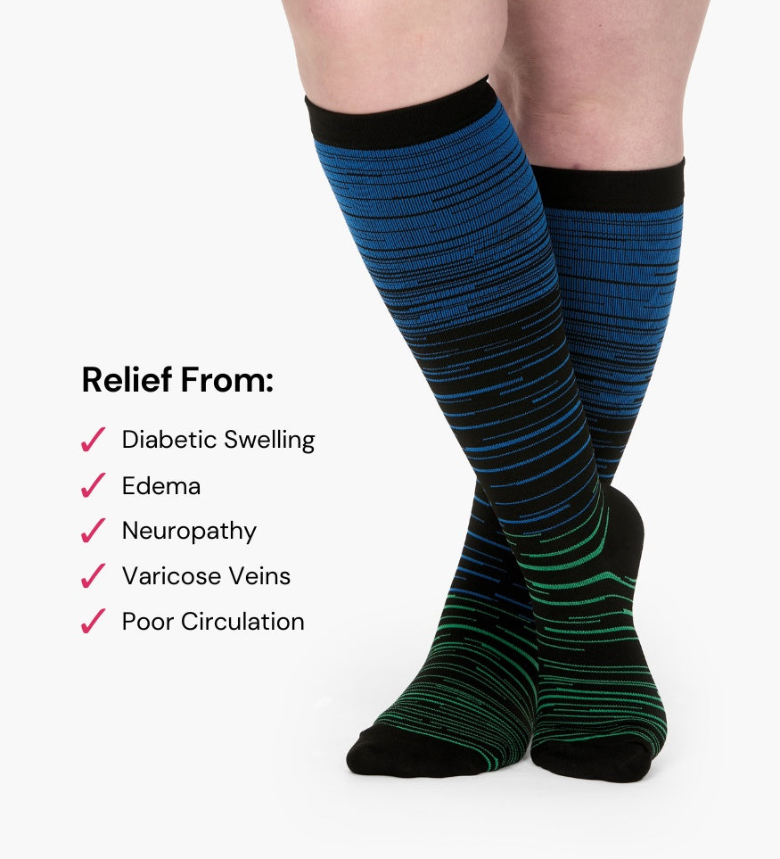 Stripes Compression Socks